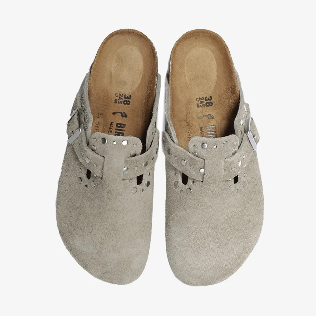 BIRKENSTOCK Boston Rivet LEVE Taupe 
