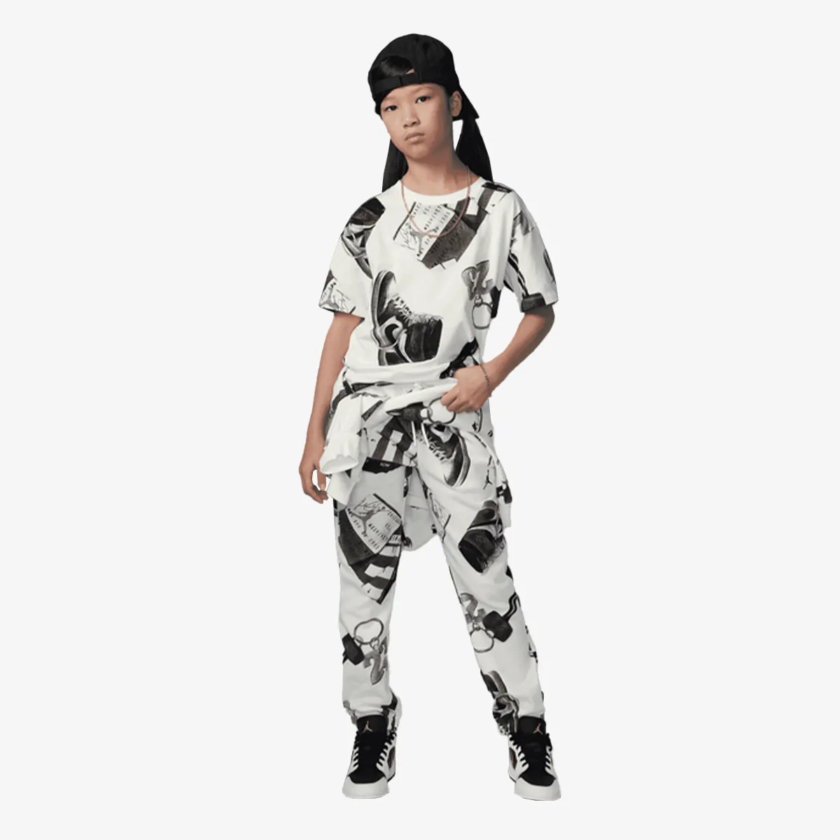 JORDAN JDG WJ BROOKLYN AOP SS TEE 