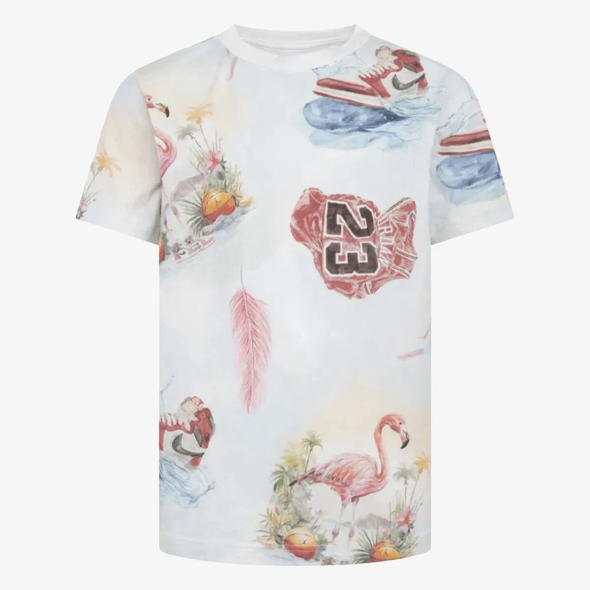 JORDAN JDB JORDAN FLAMINGO AOP SS TEE 