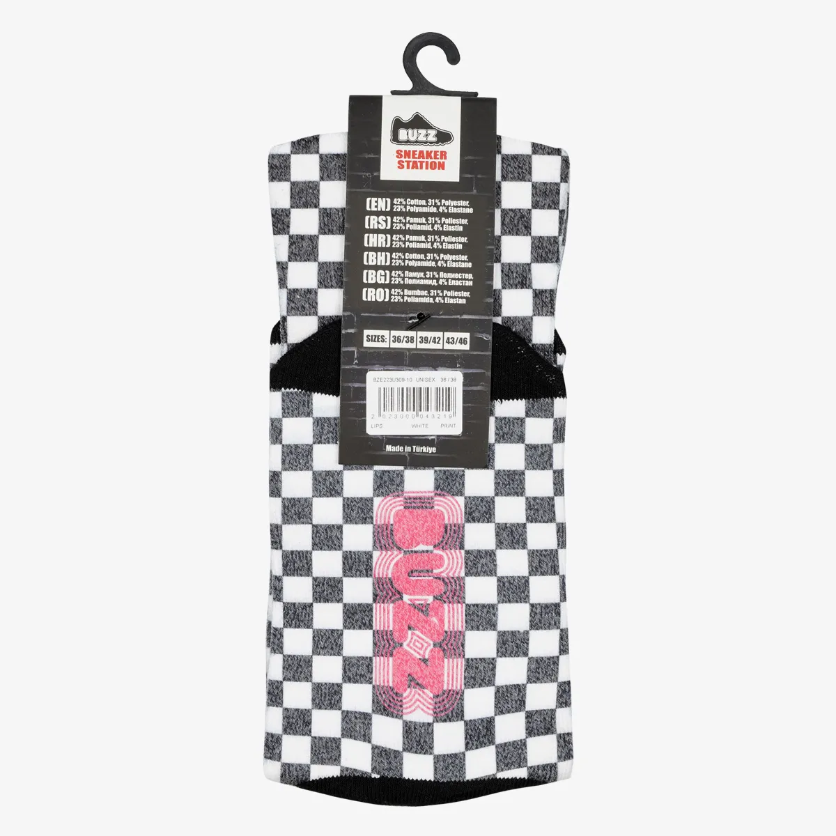 BUZZ BUZZ SOCKS LIPS 