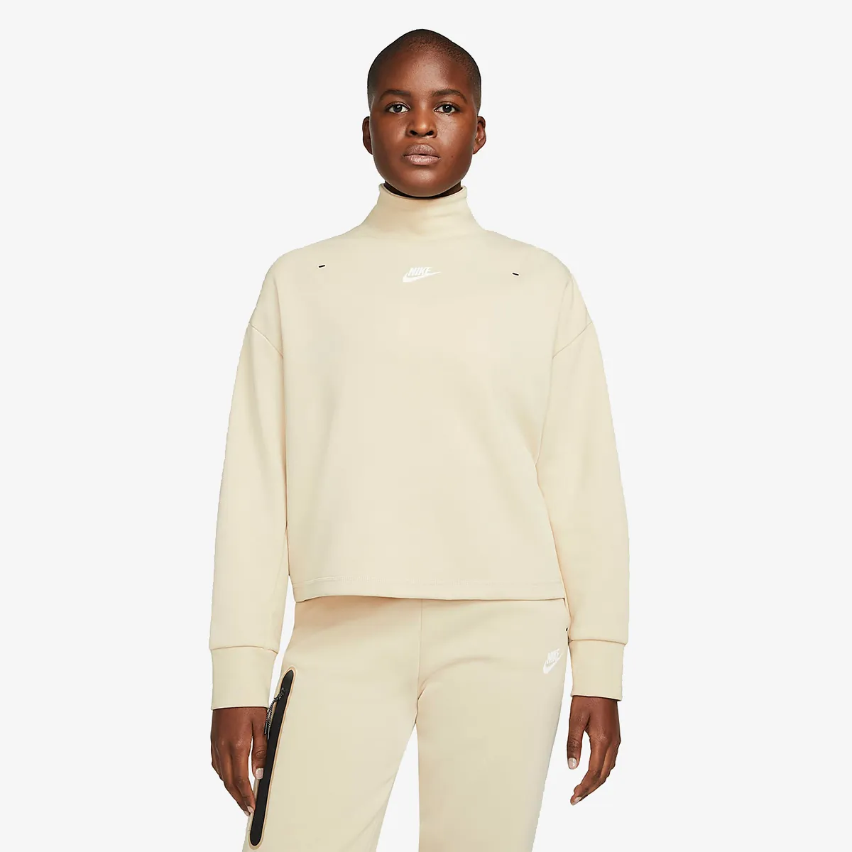NIKE W NSW TCH FLC ESS LS TOP TLNK 