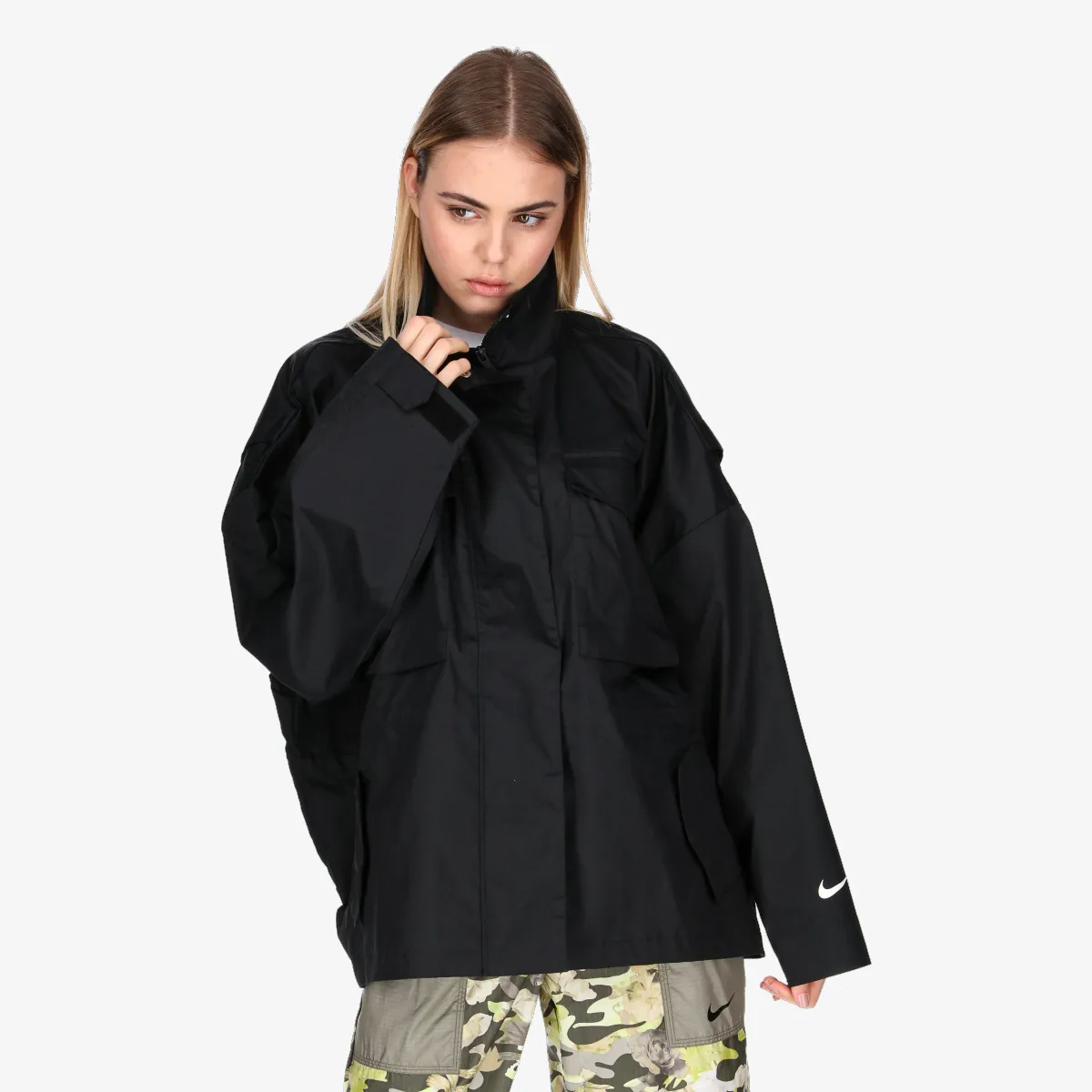 NIKE W NSW M65 ESSNTL WVN JKT OS 