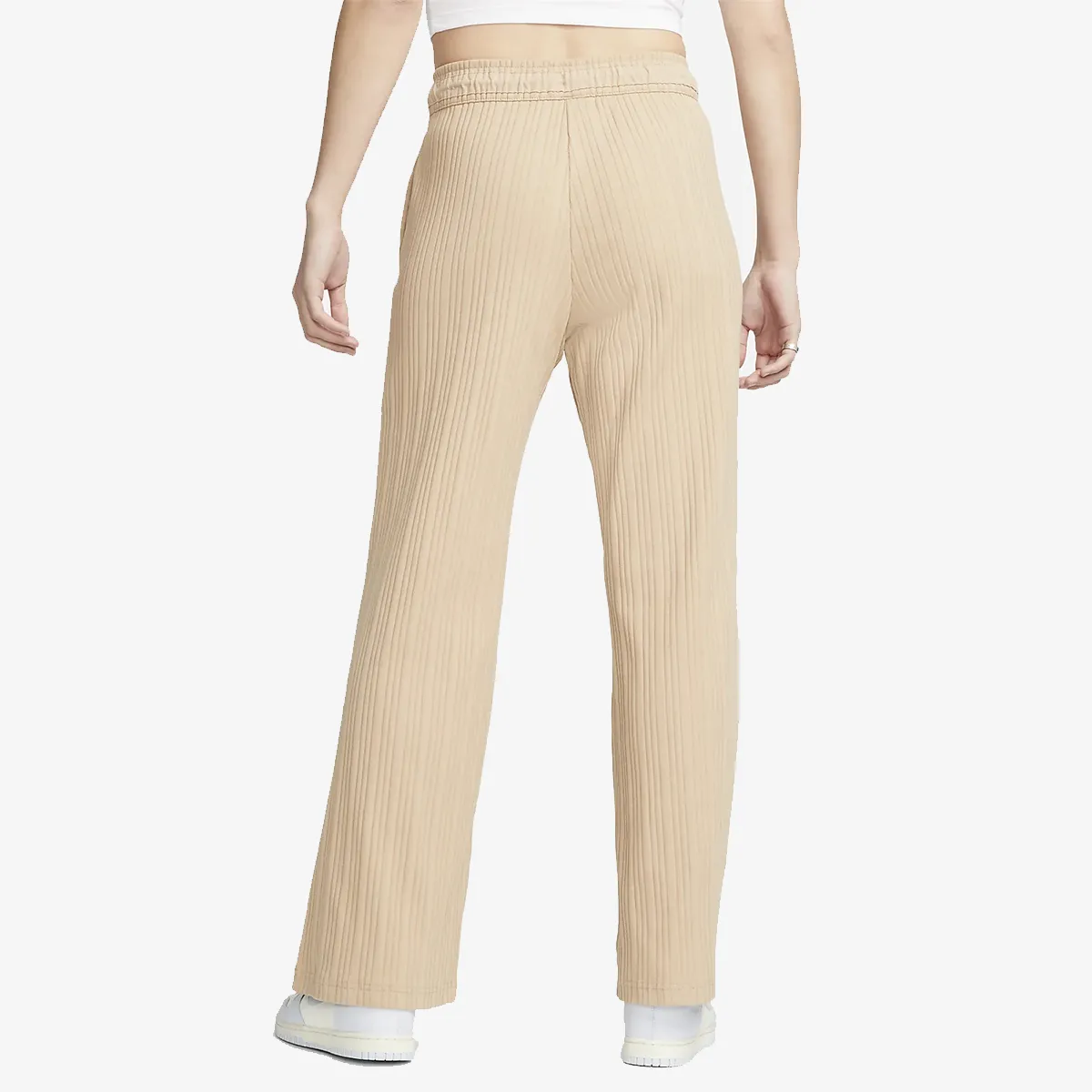 NIKE W NSW JRSY RIB WIDE LEG PANT 
