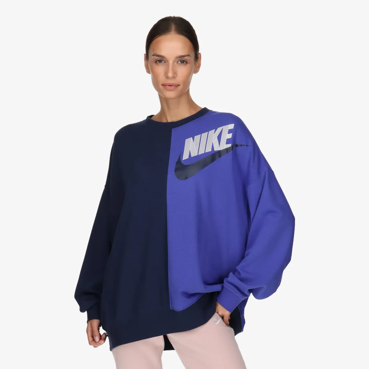 NIKE W NSW FT FLC OOS CREW DNC 