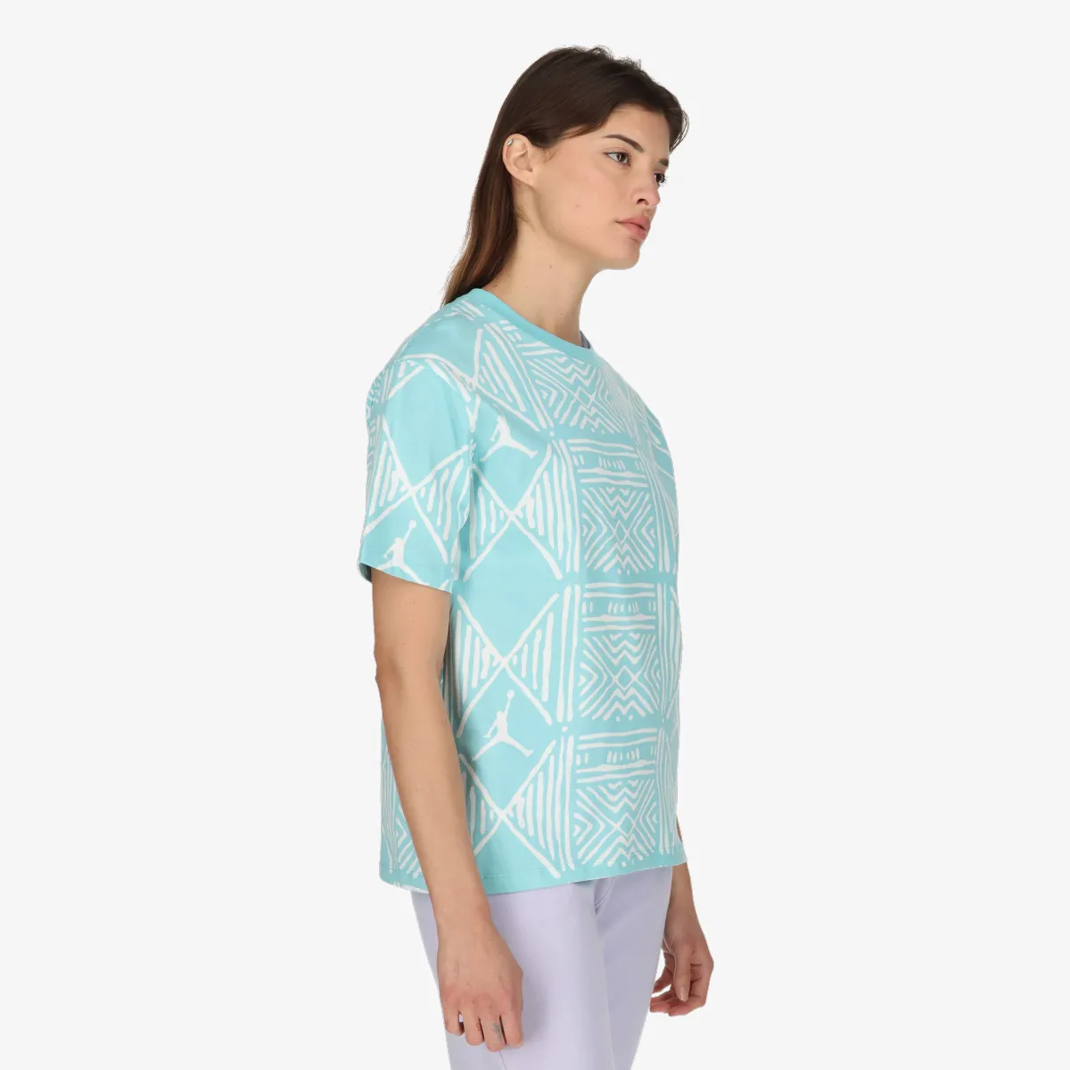 NIKE W J AOP GF TEE CORE 