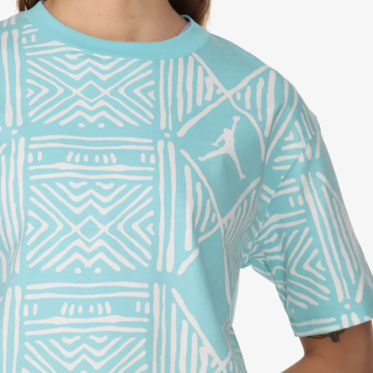 NIKE W J AOP GF TEE CORE 