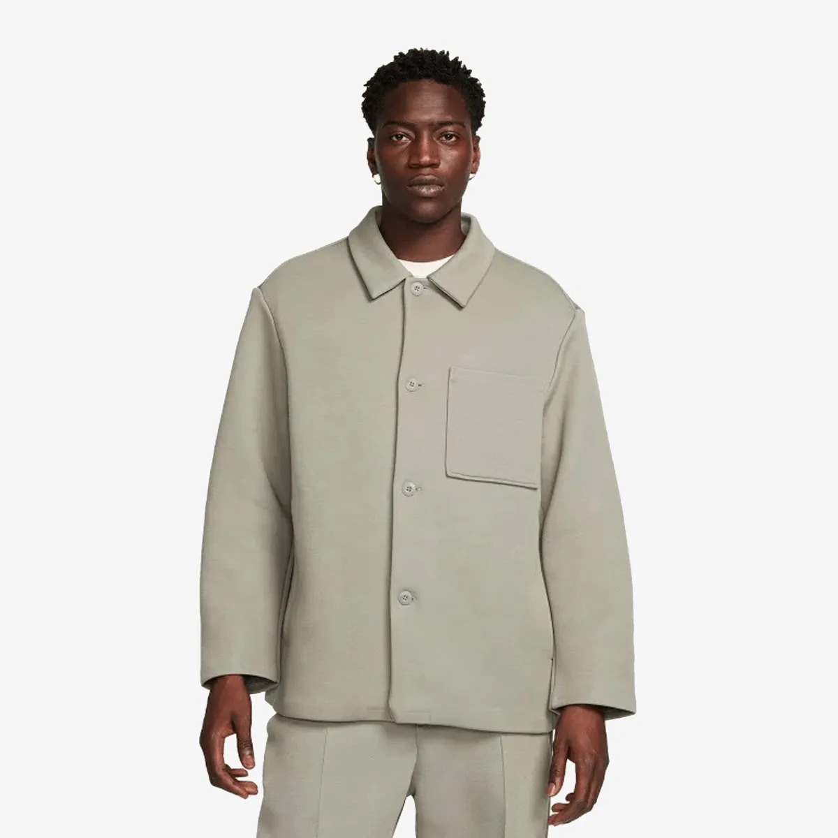 NIKE M NK TCH FLC REIMAGINE SHACKET 