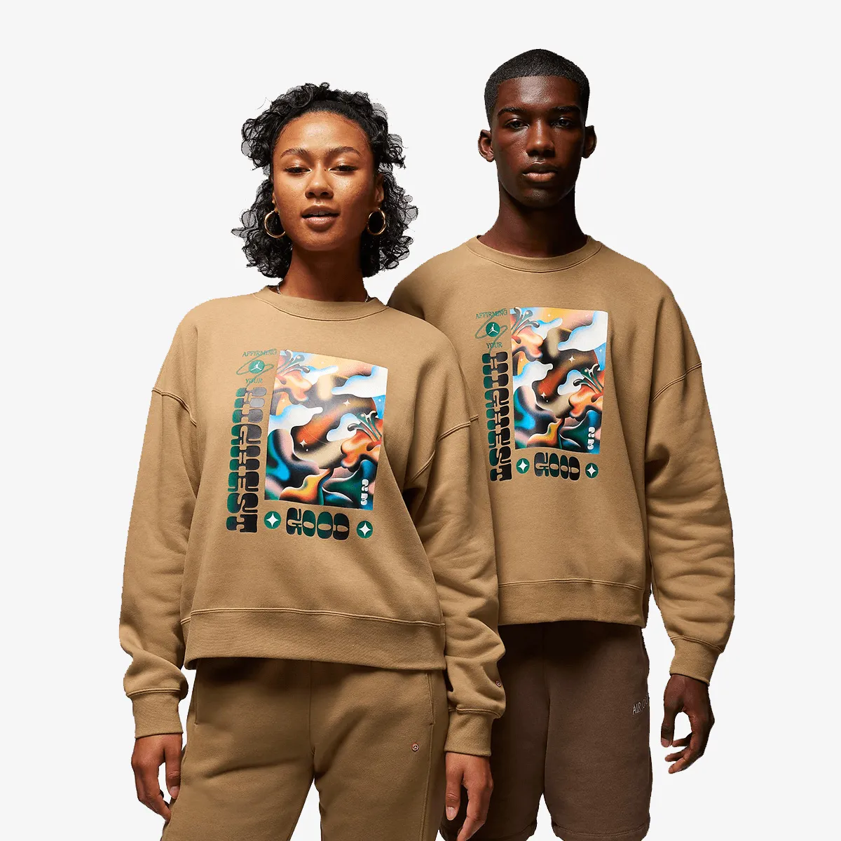 NIKE W J BRKLN FLC CREW AS 