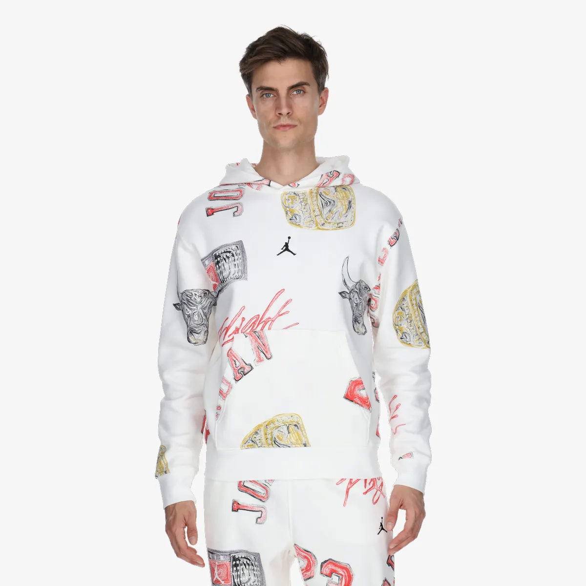 NIKE M J ESS AOP FLC PO 