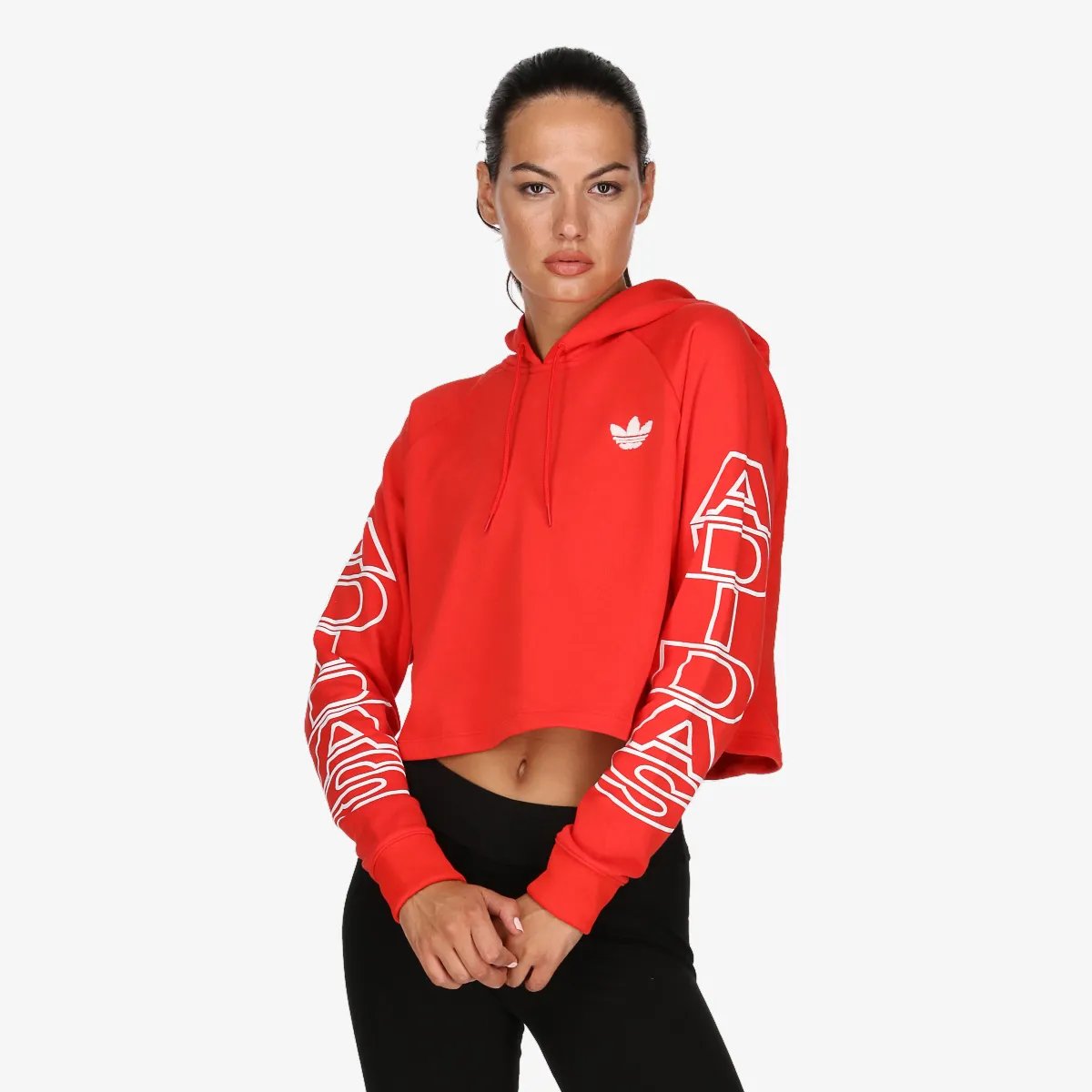 ADIDAS CROPPED HOODIE 