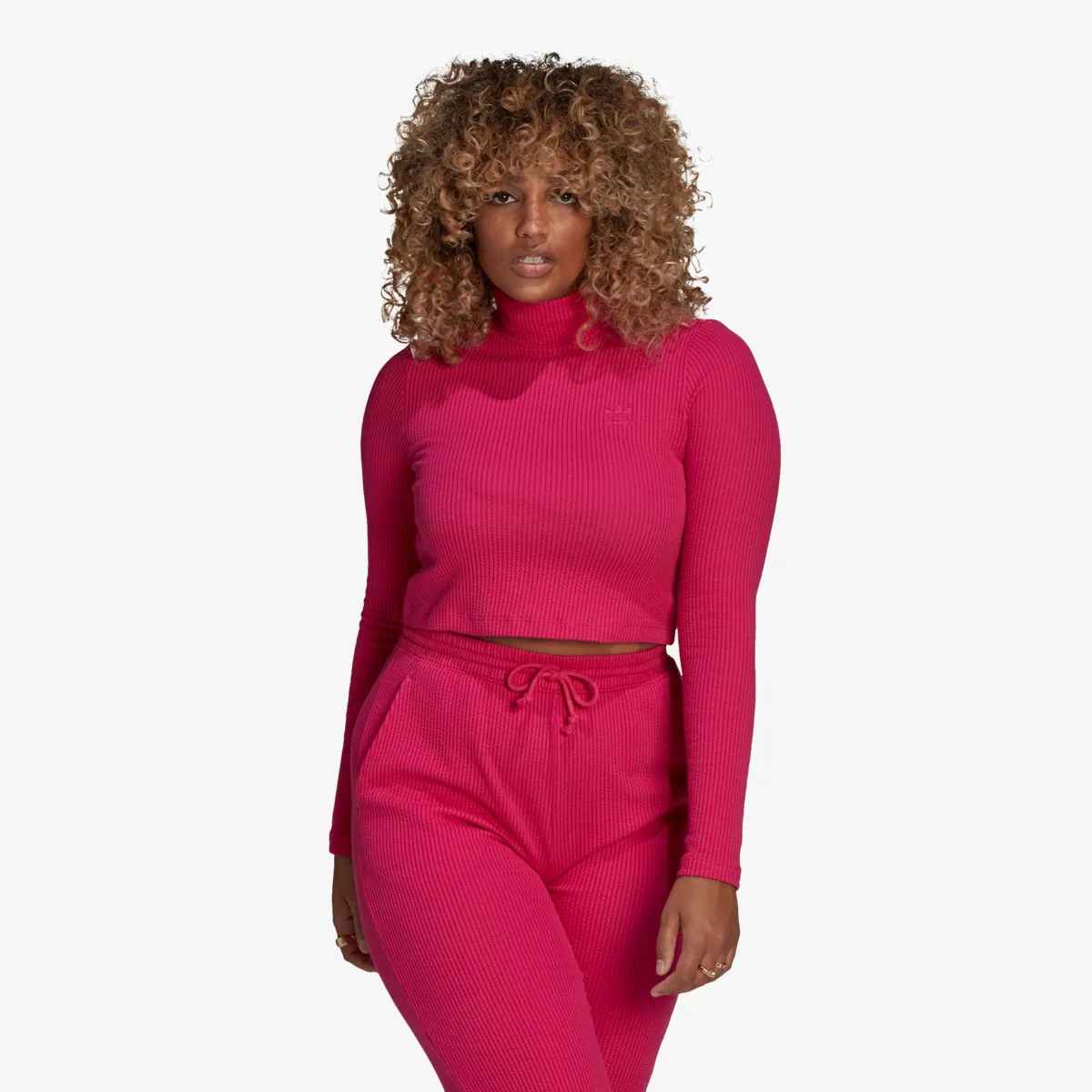 ADIDAS CROPPED RIB LS 