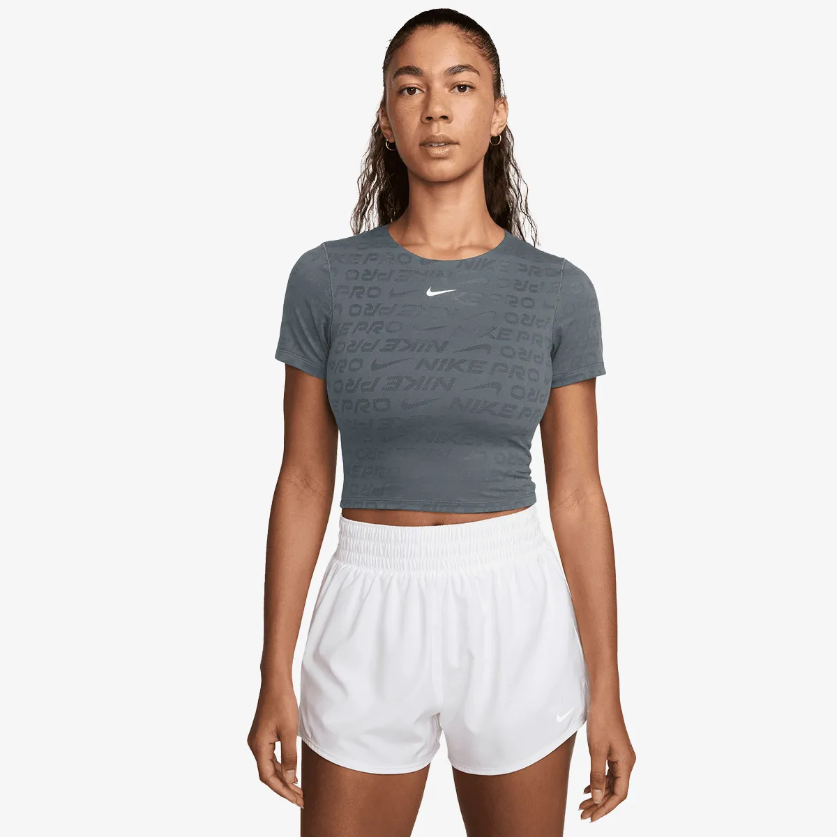 NIKE W NP DF SS TOP AOJ GG 