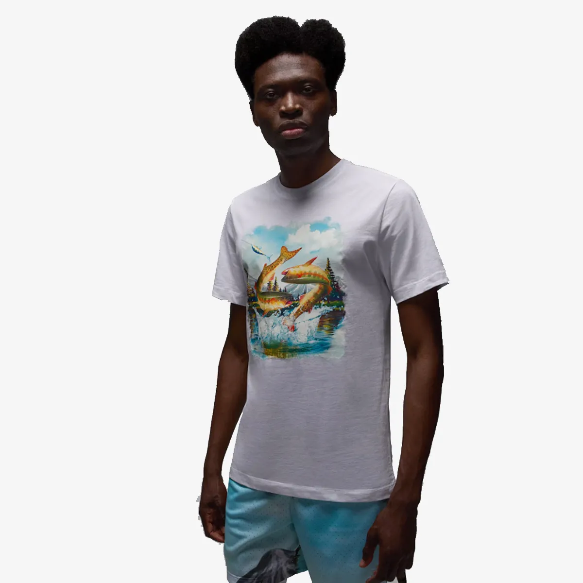 NIKE M J SS CREW LD 