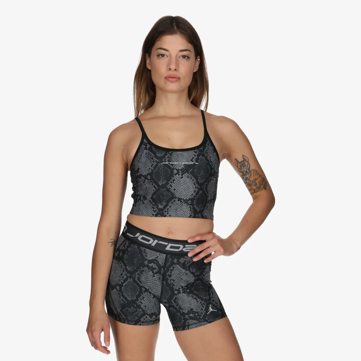 NIKE W J SPT AOP CROP TANK 