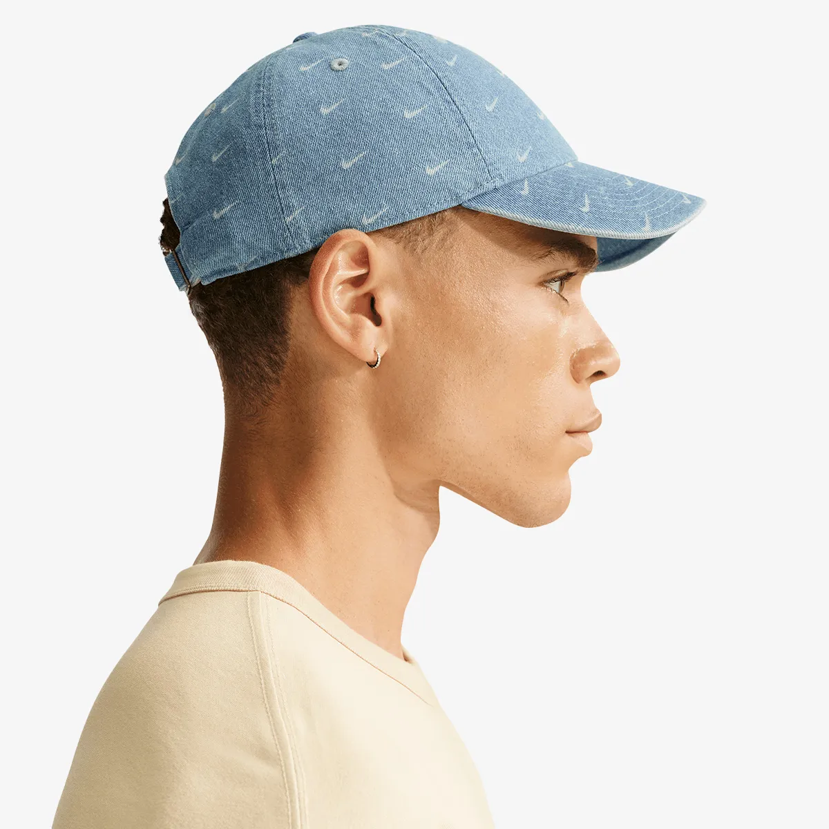 NIKE U NK CLUB CAP U CB DENIM AOP L 