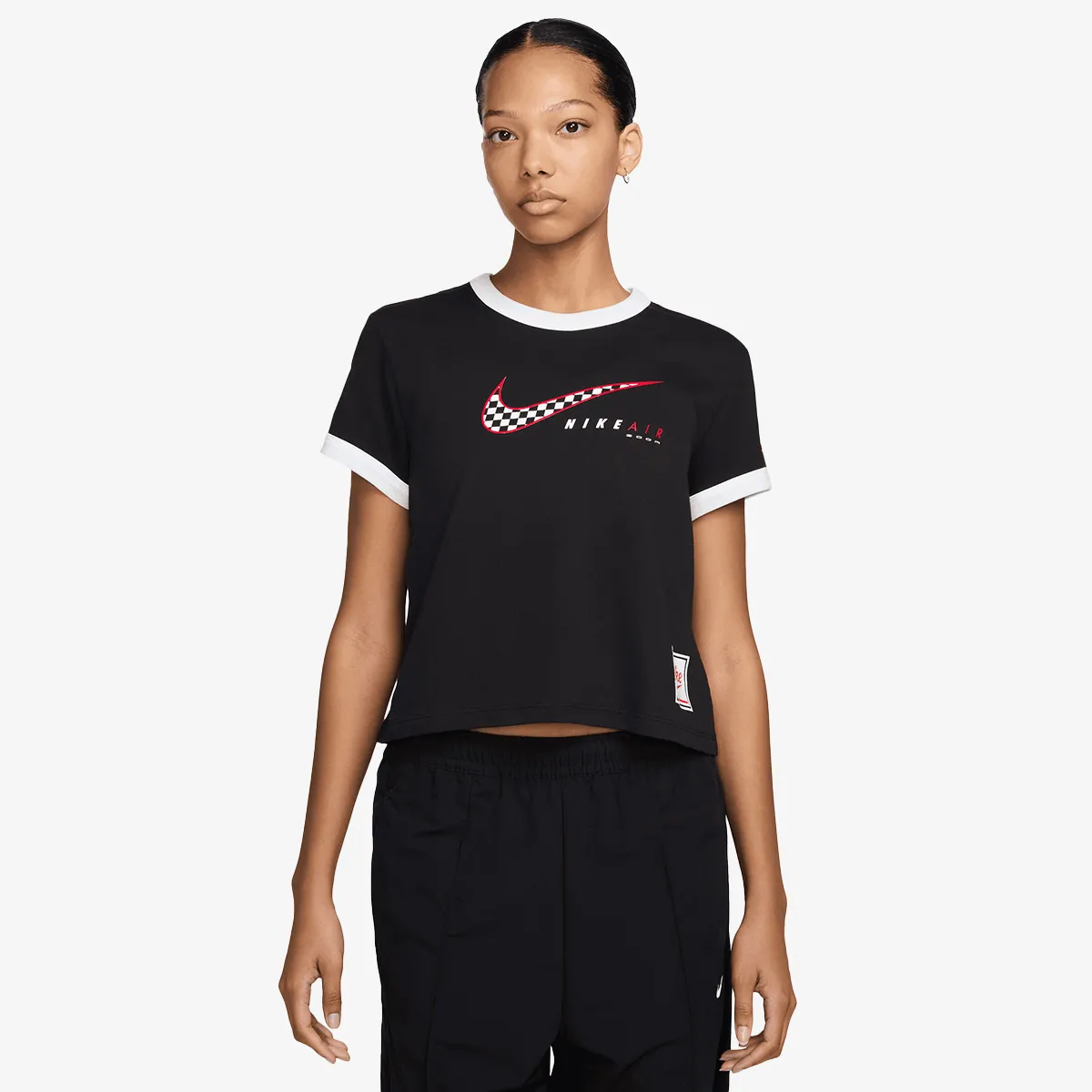 NIKE W NSW CLUB SS TEE MOTO RGR 