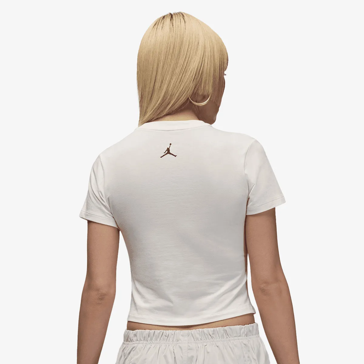 NIKE W J FLT SS TMID GFX TEE CHN 