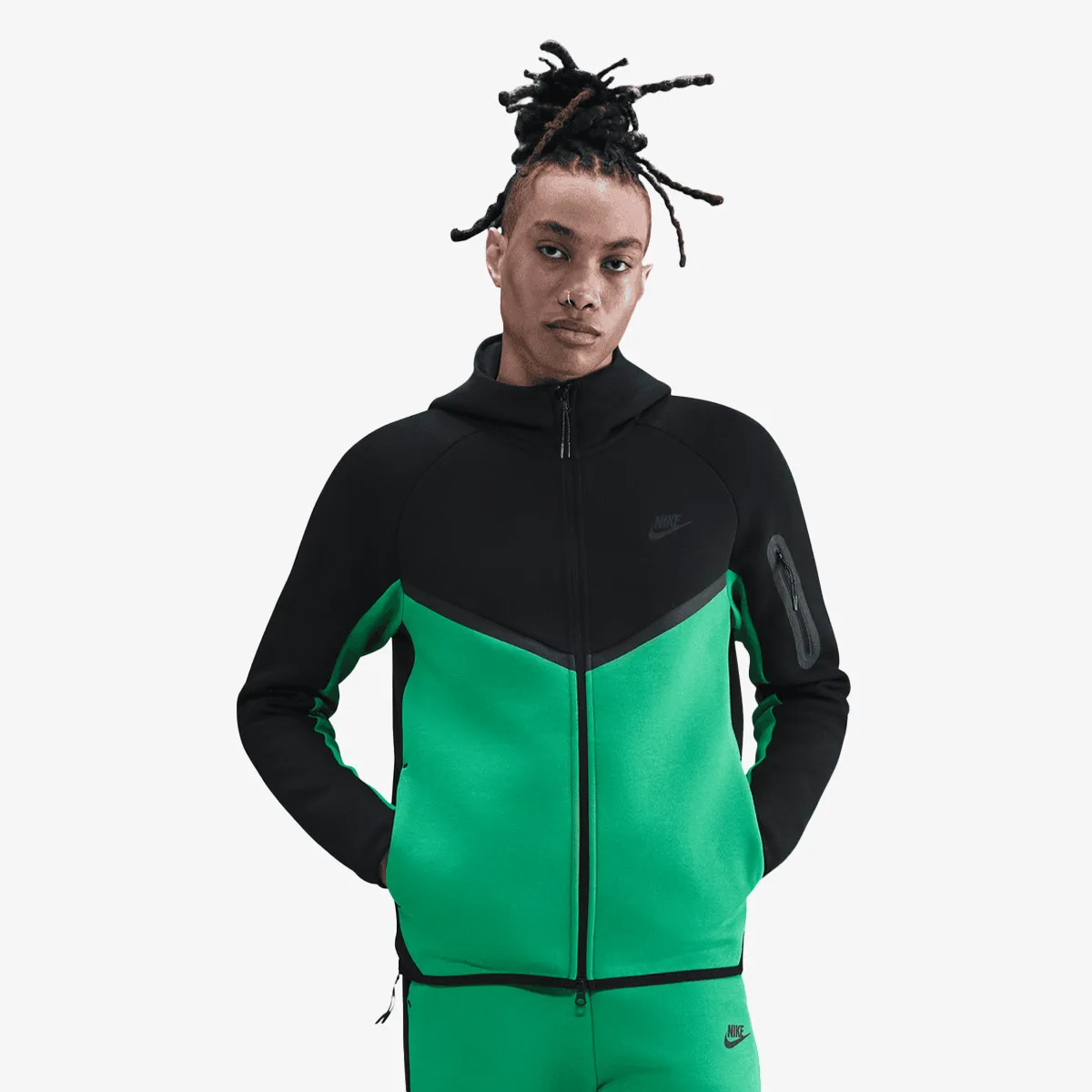 NIKE M NK TCH FLC FZ WR HOODIE 
