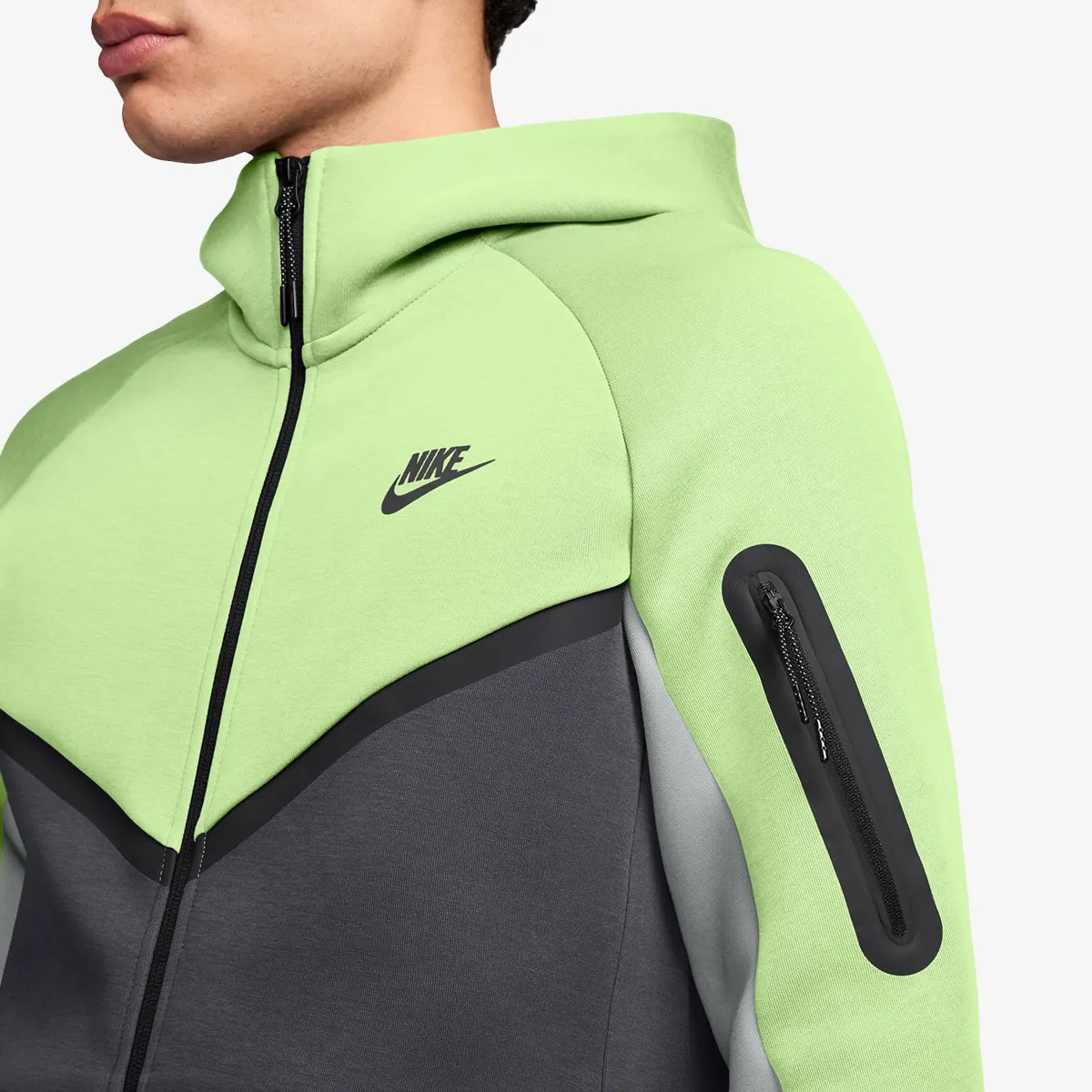NIKE M NK TCH FLC FZ WR HOODIE 