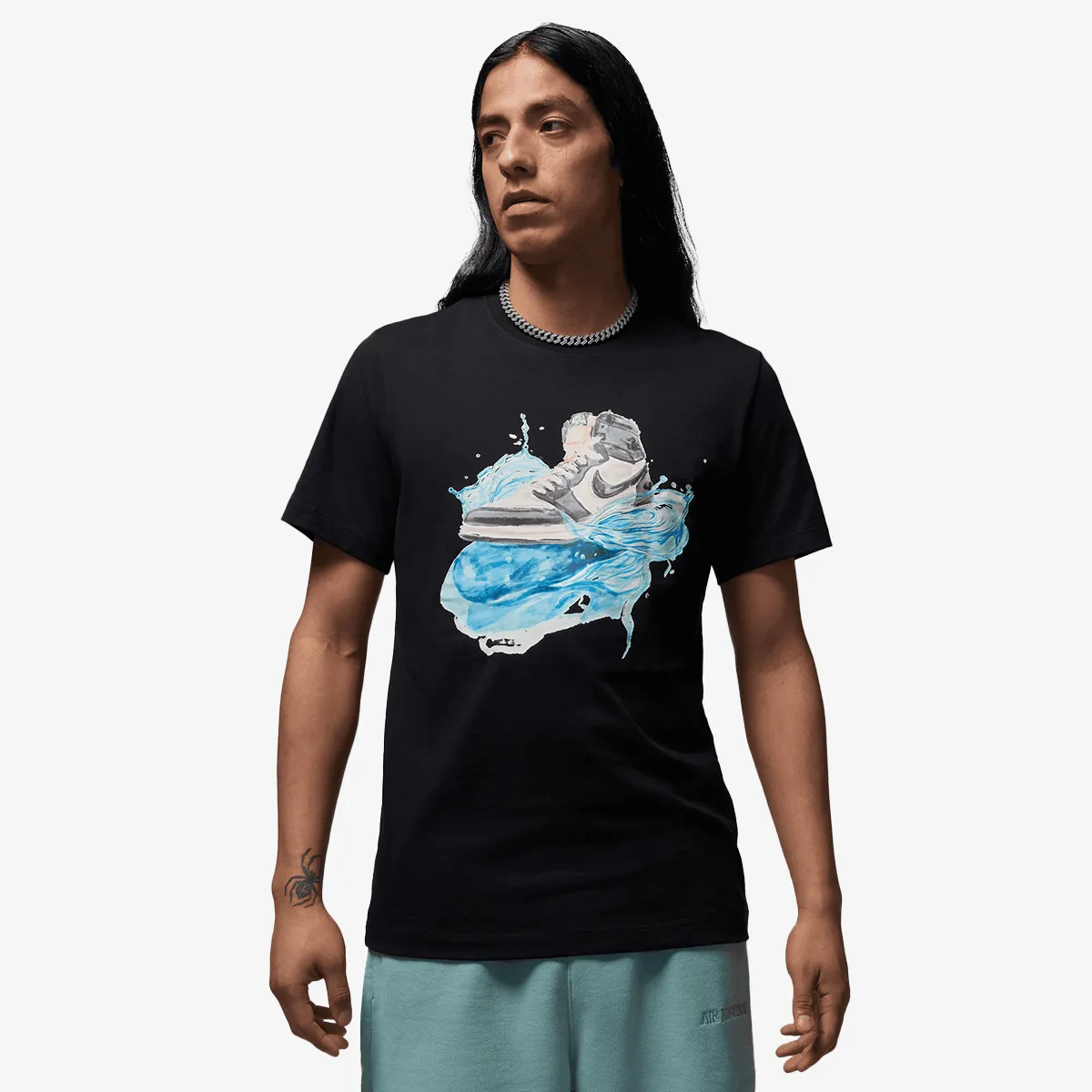 NIKE M J FLT ESS AJ1 SS CREW 