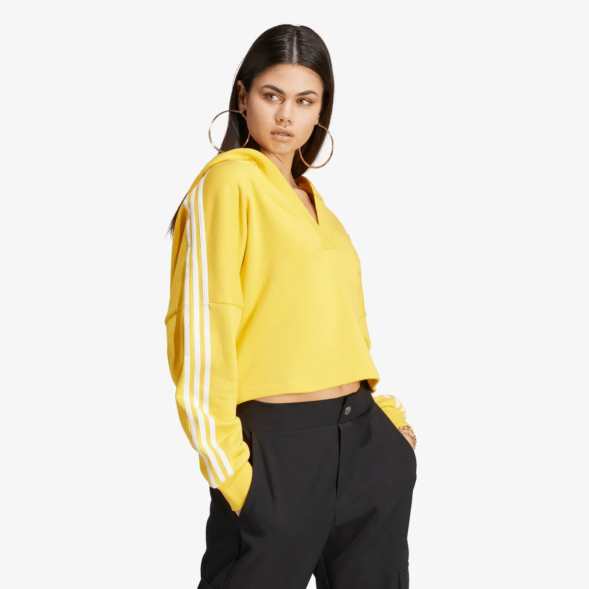 ADIDAS CROPPED HOODIE 