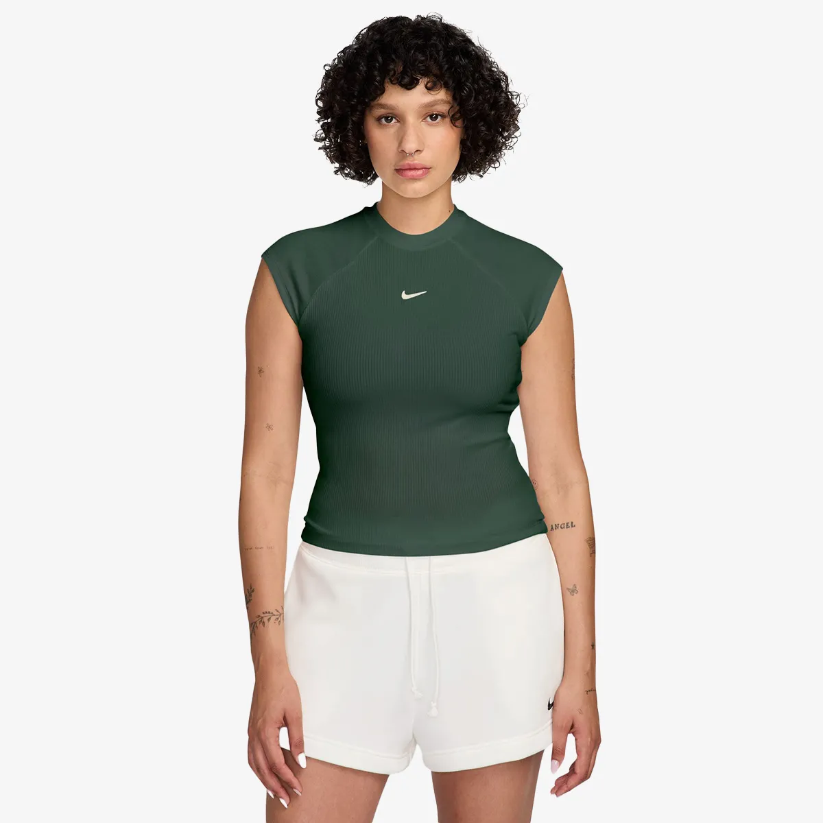 NIKE W NSW CHILL KNIT RIB SS TOP 