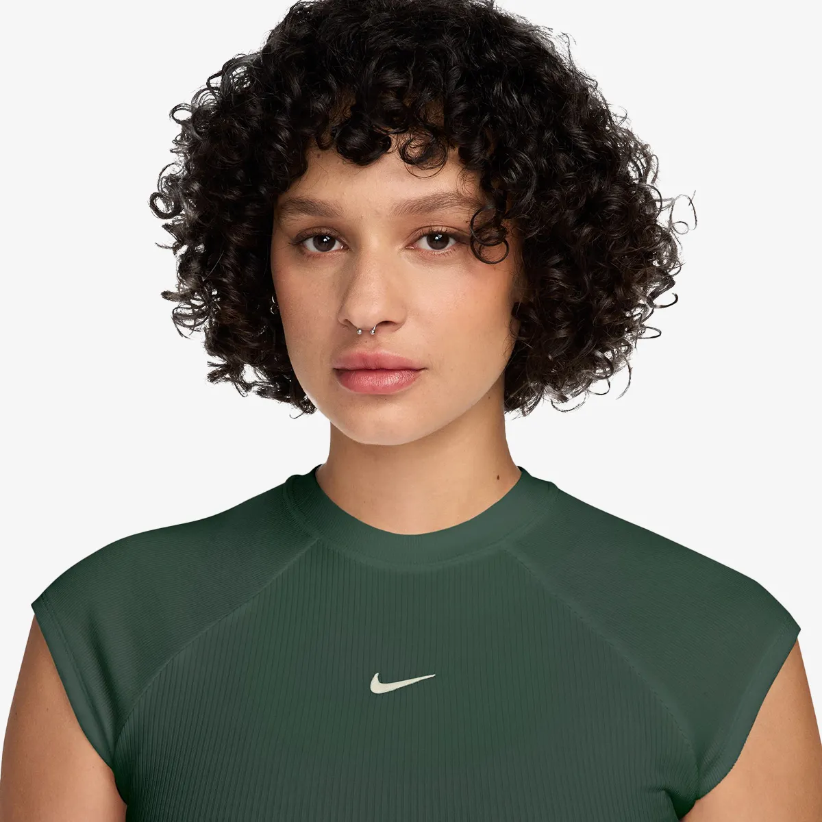NIKE W NSW CHILL KNIT RIB SS TOP 