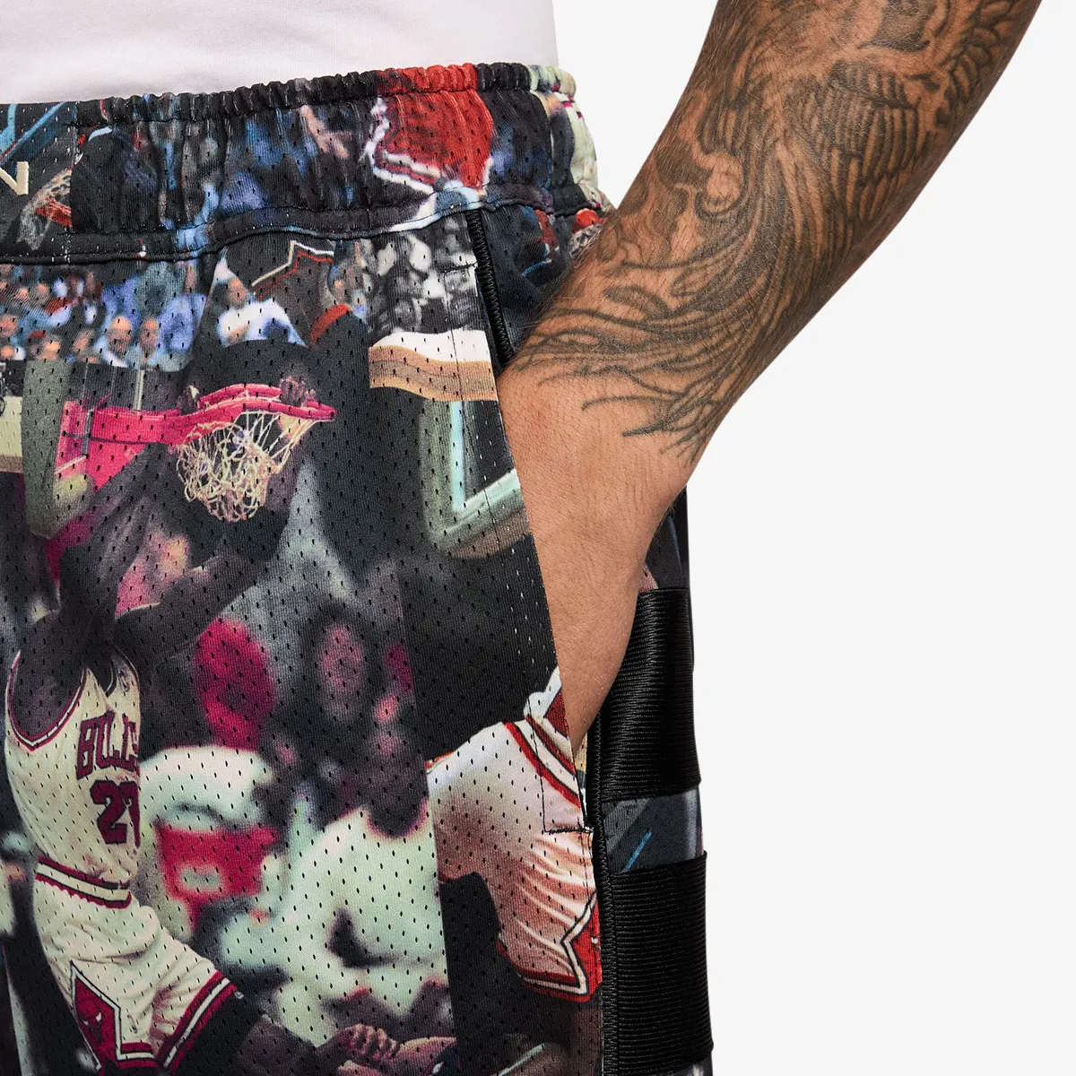 NIKE M J FLT AOP CTSC SHO 