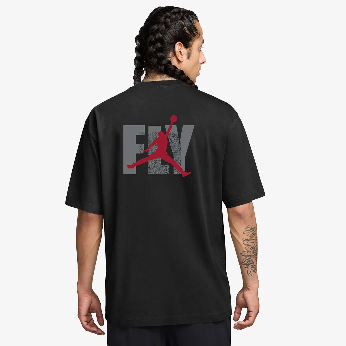 NIKE M J ELE GFX SS CREW 