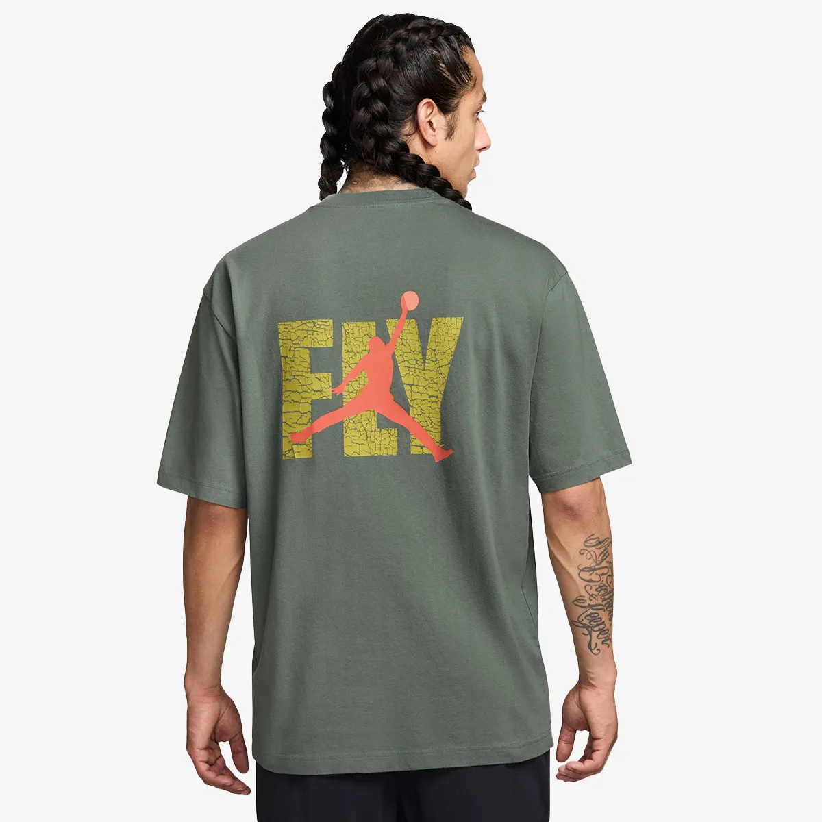 NIKE M J ELE GFX SS CREW 