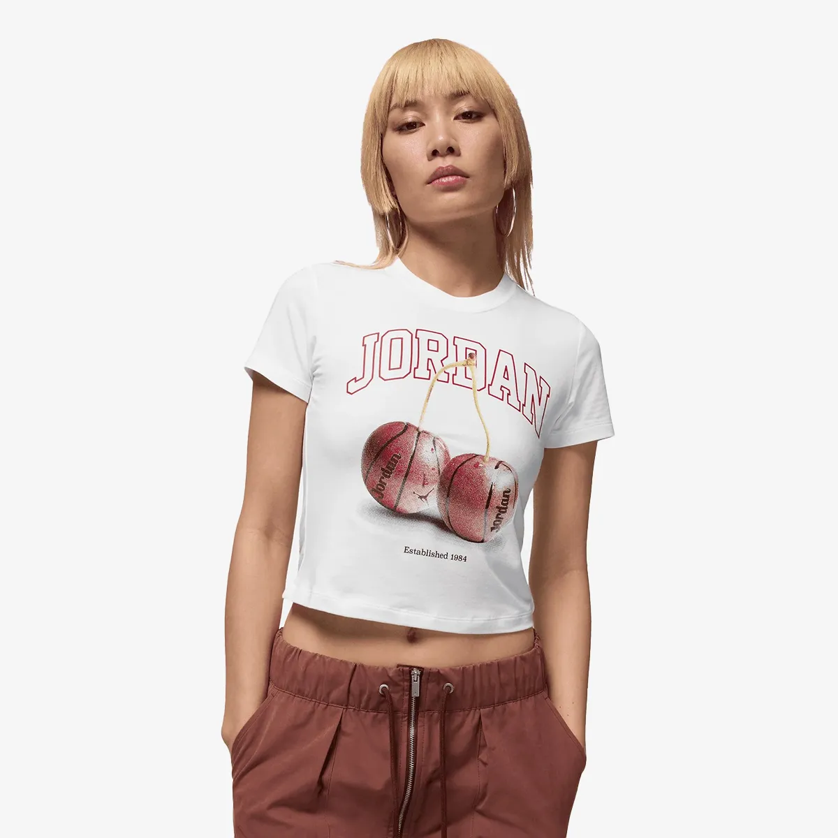 NIKE W J BRK SS TMID GFX TEE BB 