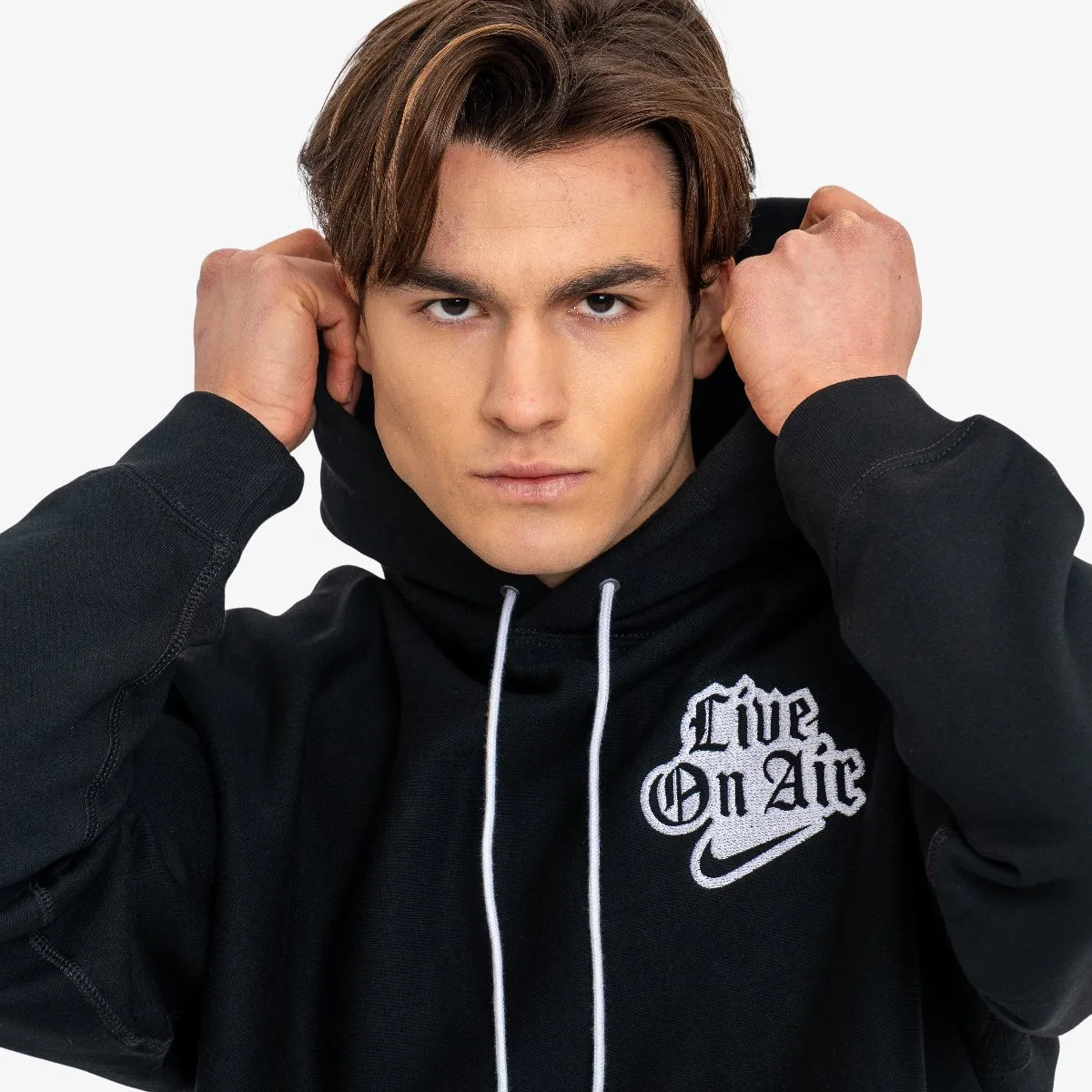 NIKE M NK SOLO SW FLC HOODIE GPX 