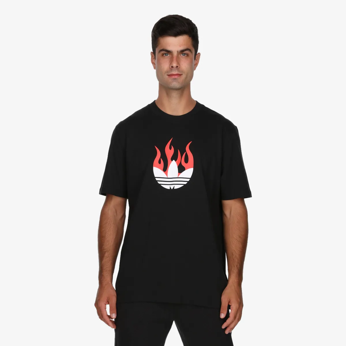 ADIDAS FLAMES LOGO TEE 