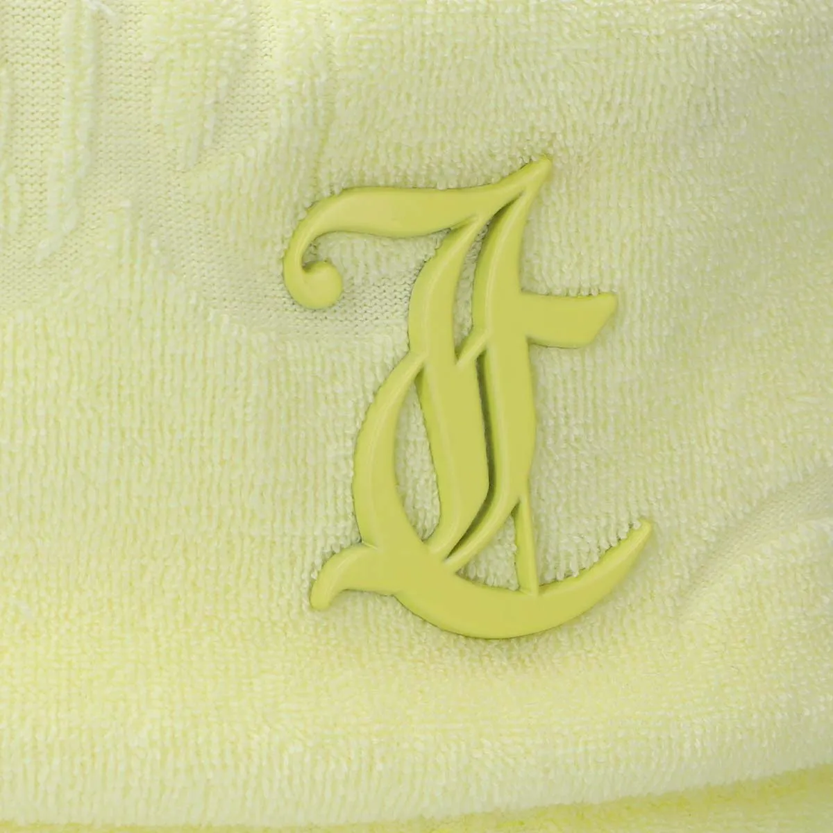 JUICY COUTURE ELEANNA MONOGRAM TOWELLING BUCKET HAT 