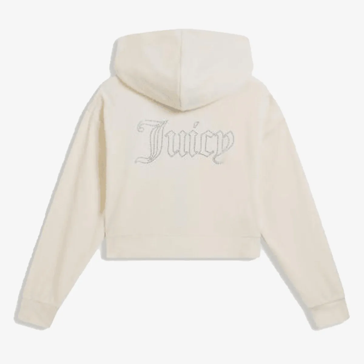 JUICY COUTURE ICCLE OUTLINE CROPPED HOODIE 