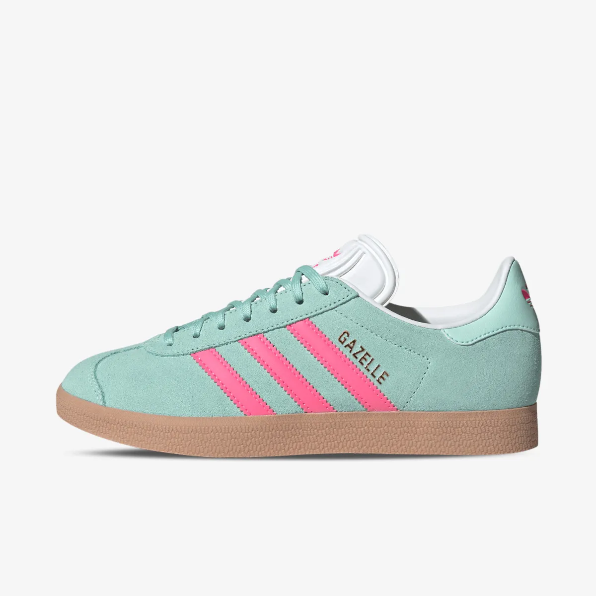 adidas gazelle silver green womens adidas Gazelle Shoes - Women's - Purple Burst / Solar Yellow / Off White main image 0