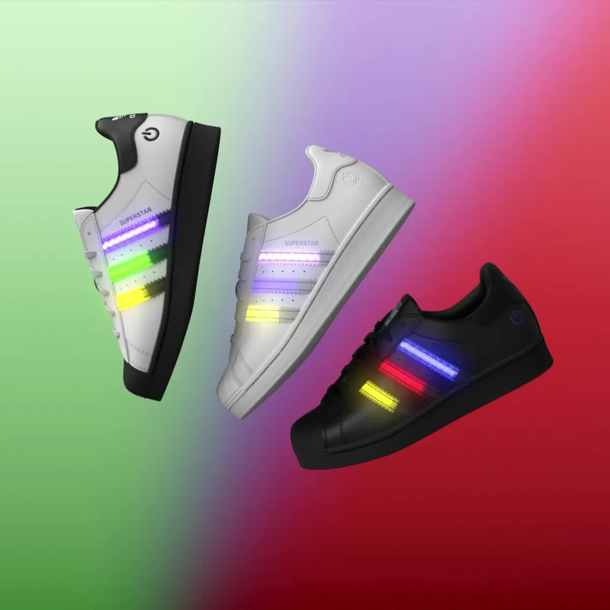 ADIDAS SUPERSTAR LED LIGHTS CF EL C 