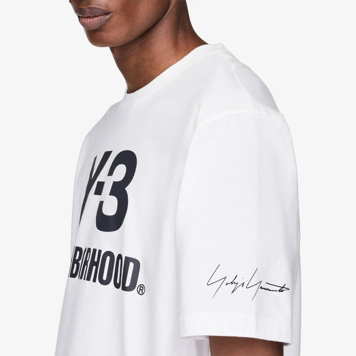 ADIDAS Y-3 x NBHD LOGO TEE 