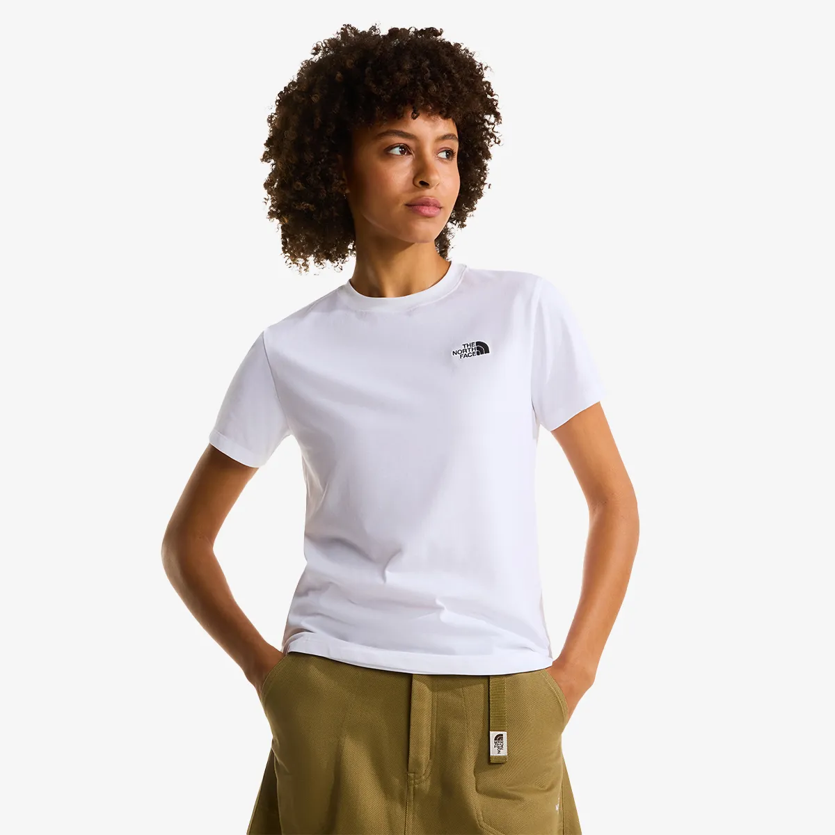 THE NORTH FACE W EVOLUTION SIMPLE DOME SLM SHORT SLEEVE 