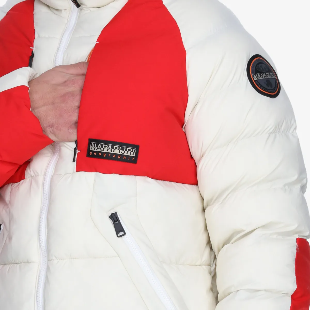 NAPAPIJRI A-MOESA PUF N1J BEIGE DIMITY 