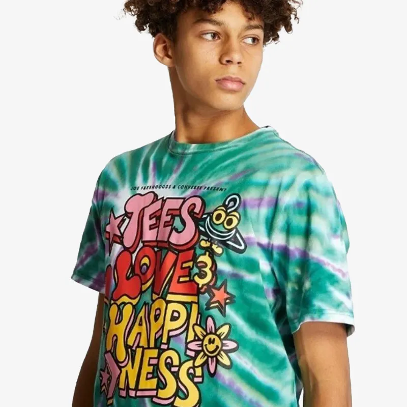 CONVERSE JOE FRESH GOODS T-SHIRT, TIE DYE 