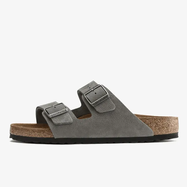 BIRKENSTOCK Arizona LENB Desert Buck Whale Gray