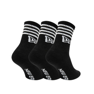 NEW ERA NOGAVICE STRIPE CREW NE BLK 
