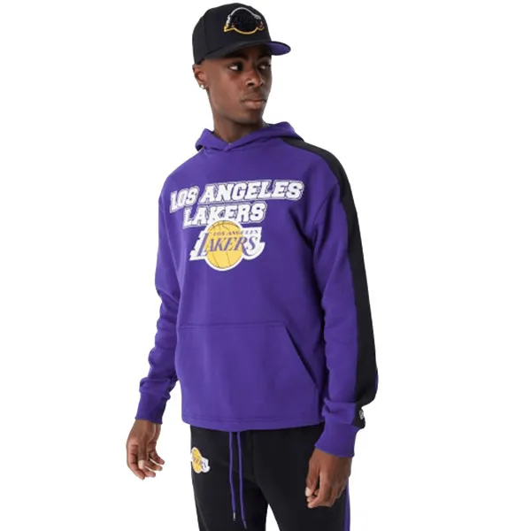 NEW ERA PULOVER NBA LARGE GRPHC OS HOODY LOSLAK