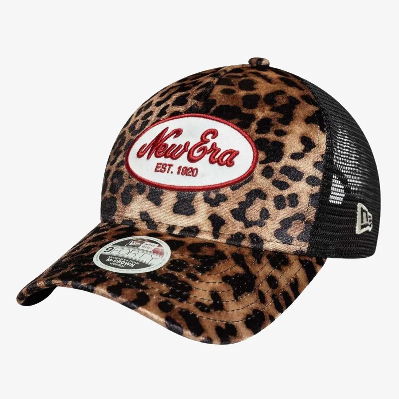 NEW ERA FEMALE LEOPARD MC AF TRUCKER