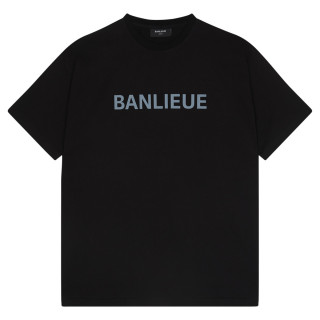 BANLIEUE B+ REFLECTIVE PRINT T-SHIRT 