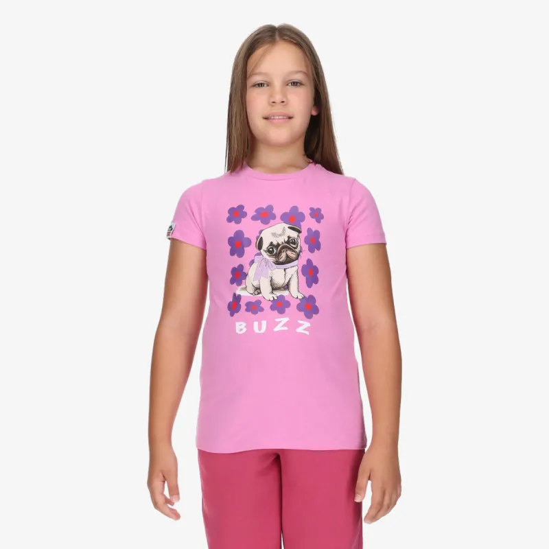 BUZZ FLOWER MOPS T-SHIRT 