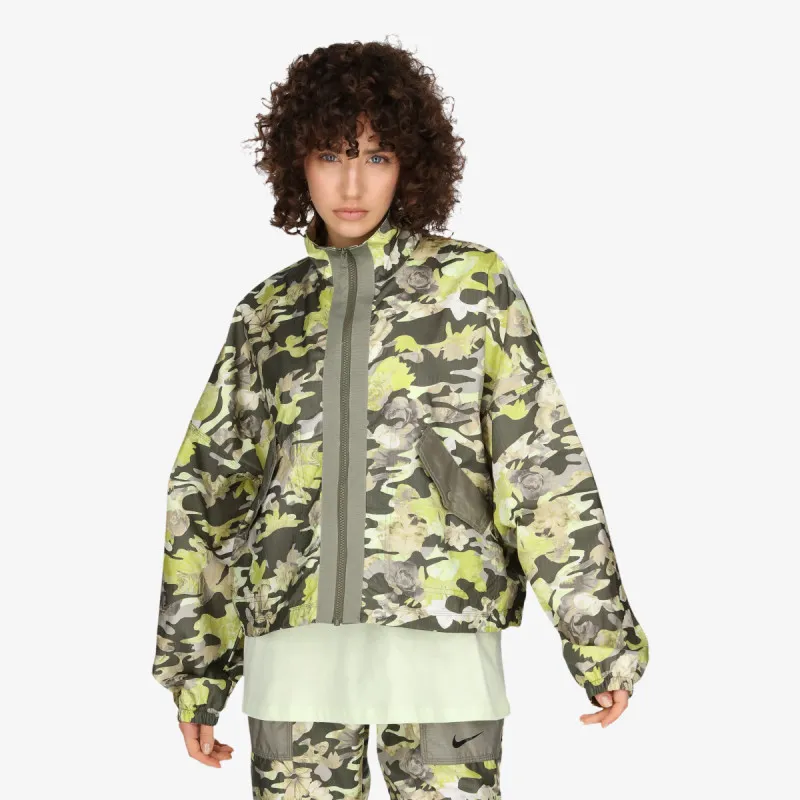 NIKE W NSW WVN AOP JKT P&G 