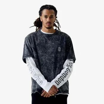 DIRTY LONDON ACID DYE NIKO SHORT SLEEVED TEE 