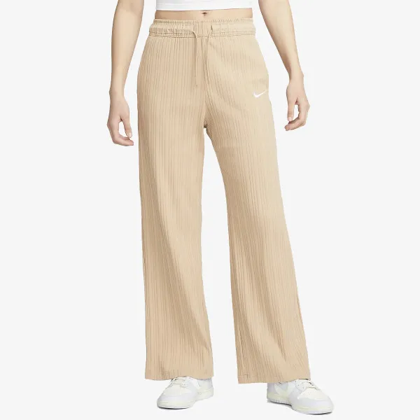 NIKE W NSW JRSY RIB WIDE LEG PANT